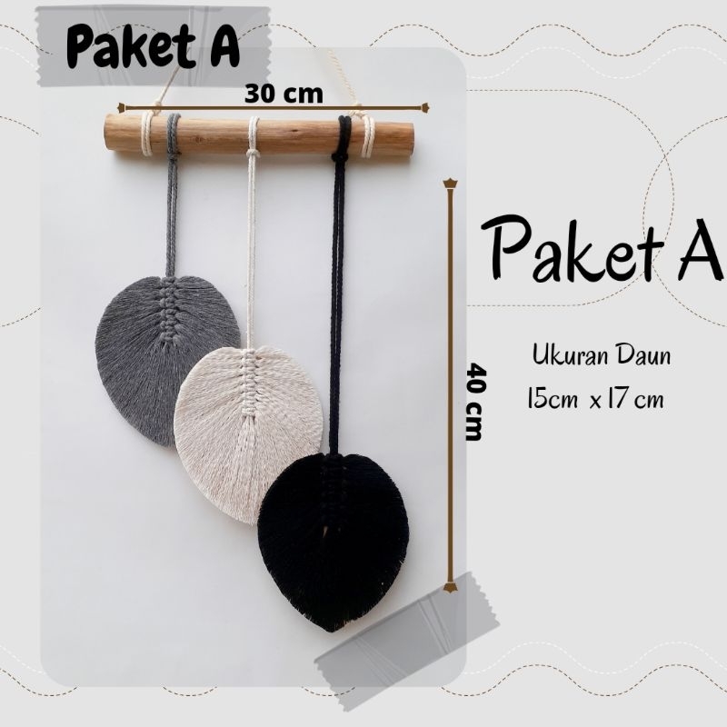 Hiasan Dinding Macrame / Hiasan Dinding Macrame  Aesthetic / Hiasan Dinding Macrame Gantung