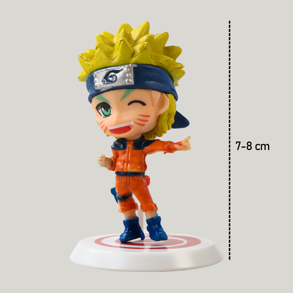 Action Figure Naruto 6 PCS Model 18 - No Color