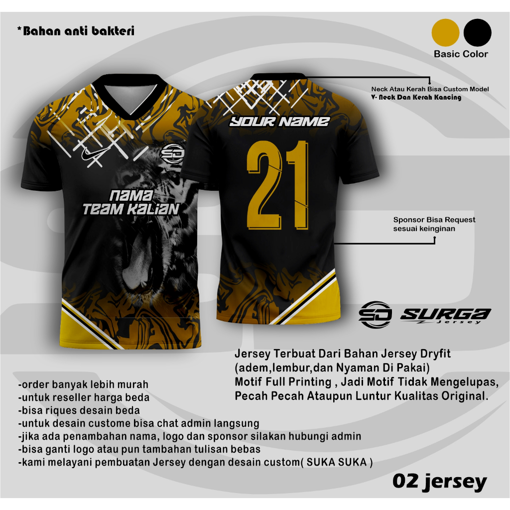 02 jersey olahraga jersey futsal jersey volley jersey ssepak bola keren simple bisa request desain