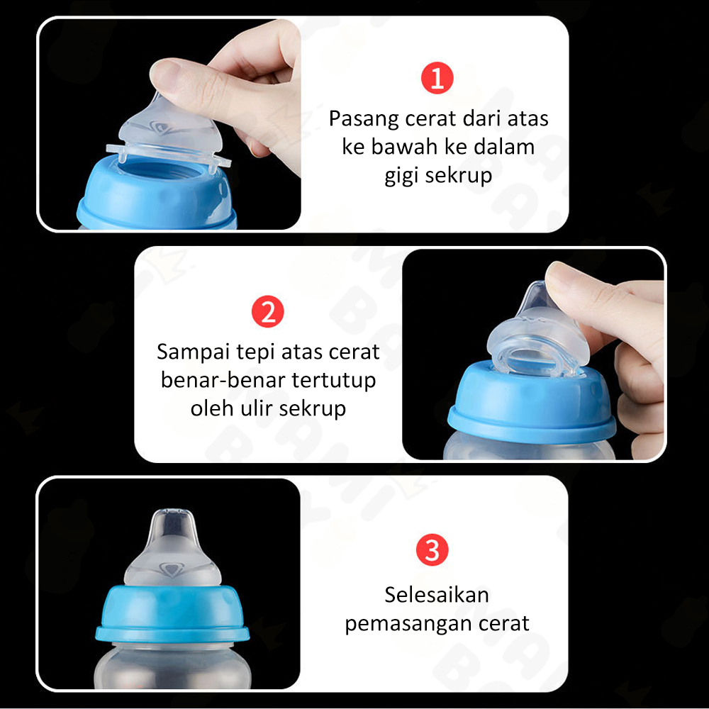 Mamibayi Dot Duckbill Silikon Untuk Botol Susu Wideneck Dot Botol Minum Bayi