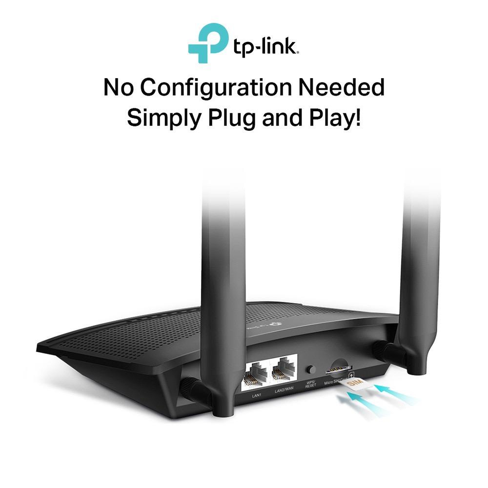 Tp-link TL-MR100 4G LTE Router 300 Mbps Wireless N 4G Router TL MR100