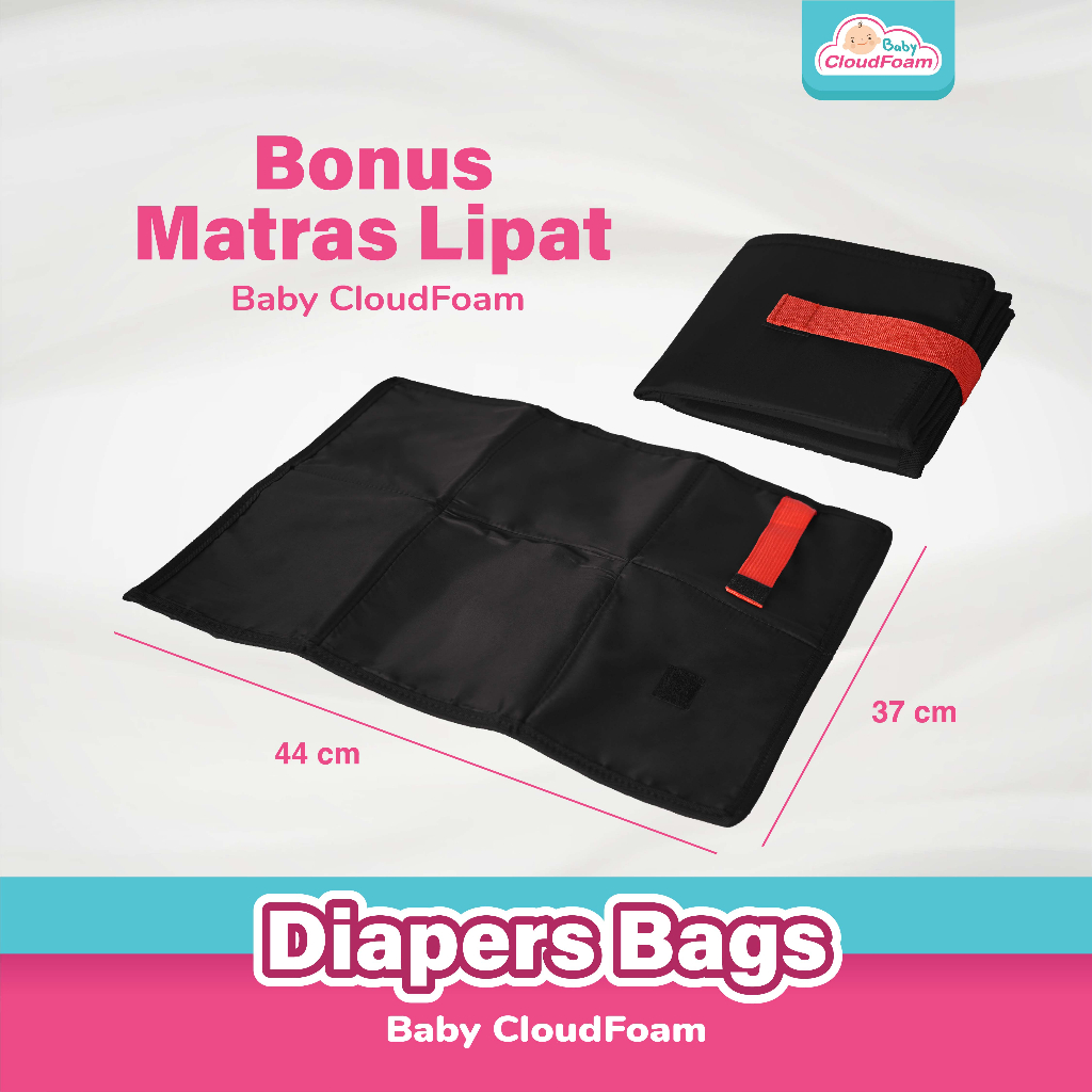 Baby Cloudfoam Diapers Bag Tas Perlengkapan Bayi