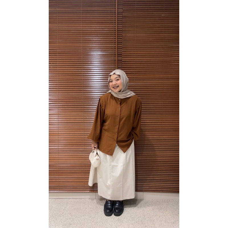 ALFIA TOP KOREAN STYLE LUCU SIMPLE KEKINIAN OVERSIZED