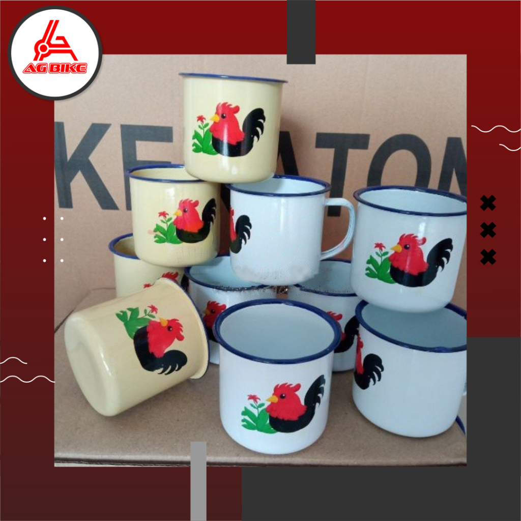 Mug Enamel Jago 7cm