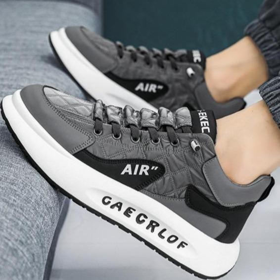 SANGCAKRA COD- Sepatu Pria David New Model Terbaru 2023 Non-slip All-match Anti Licin Gaya Inggris Low Top Sneakers Trendi Versi Korea Kets Olahraga Jogging Jalan Santai Bahan Mesh Bernapas Nyaman Dipakai Bahan Kanvas Kulit Premium Tahan Air  SP-14