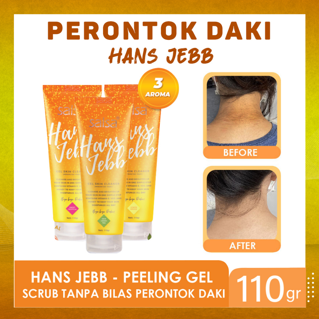 Salsa Hans Jebb Gel Skin Cleanser | Perontok Daki | Lulur Tanpa Bilas