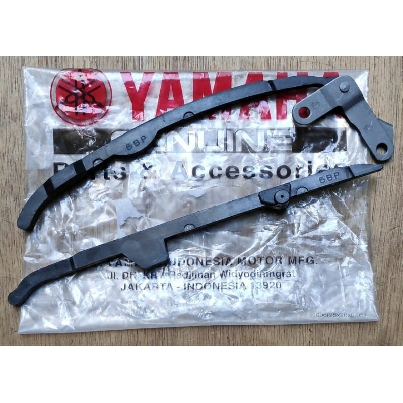 Guide stopper 1 n 2 atau karet rel rantai keteng atas n bawah Scorpio/Scorpio Z/Scorpio Z New