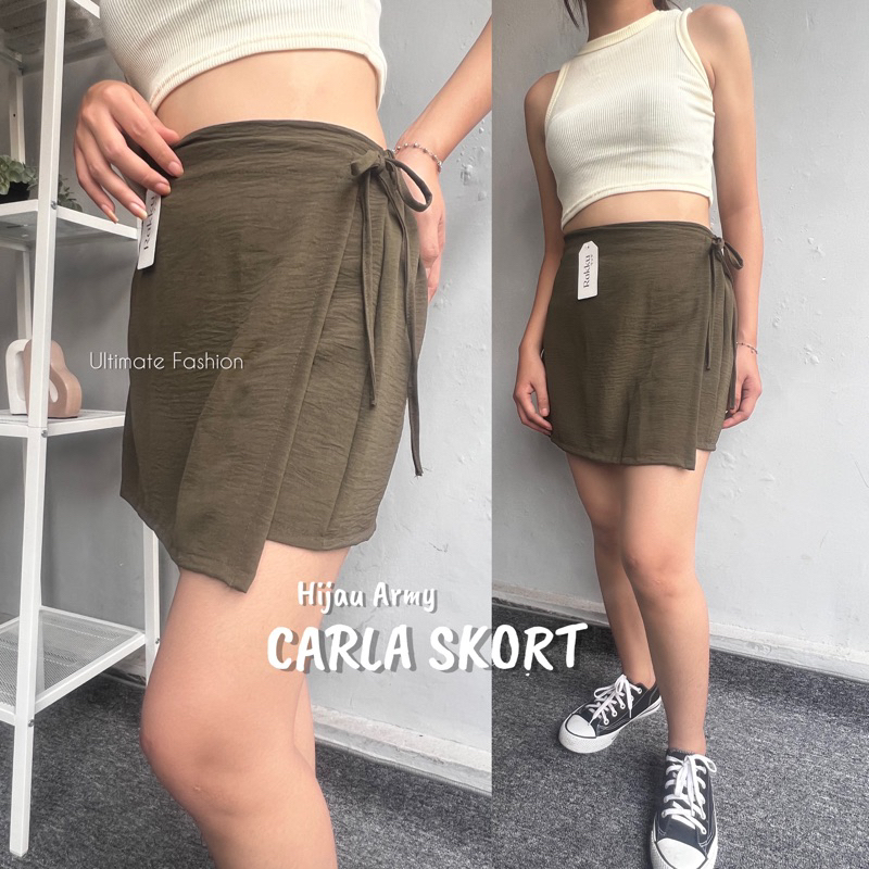 Carla Skort Jumbo Premium – Hotpant Rok Celana Pendek – Hot pant Korea Rakku