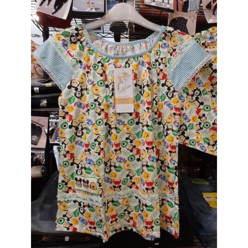 baju tidur moshi Yumico all size kaus celana pendek