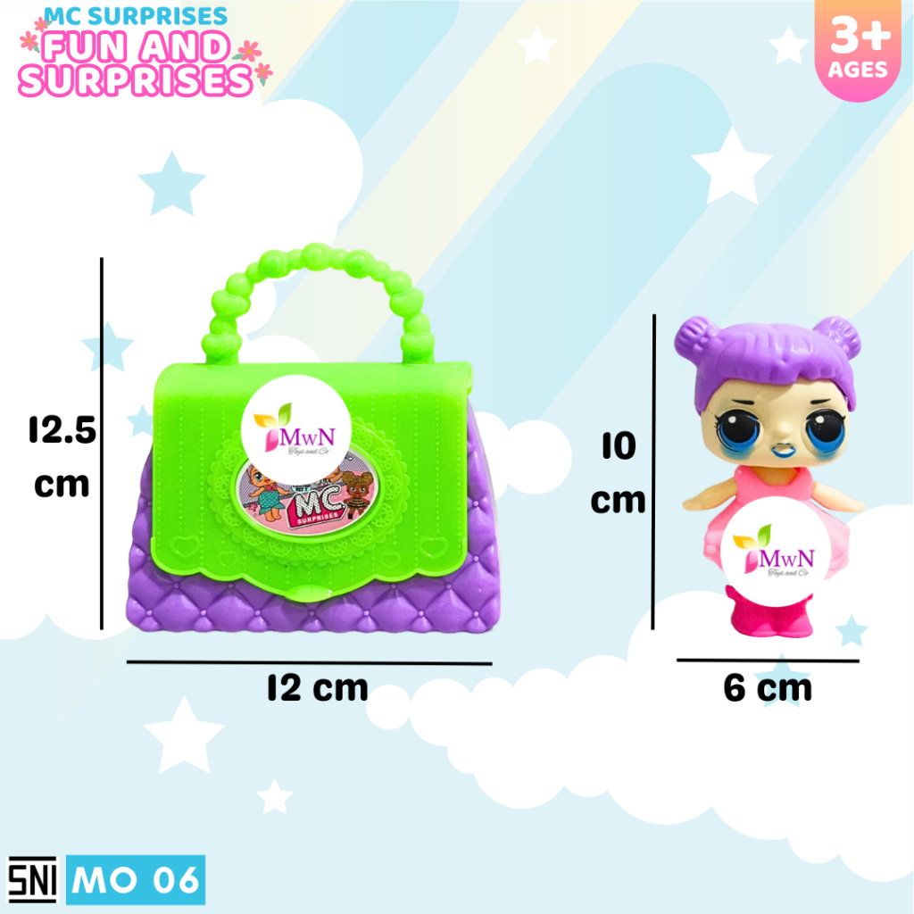 MWN Mainan Boneka MC Fun and Surprises MO 06
