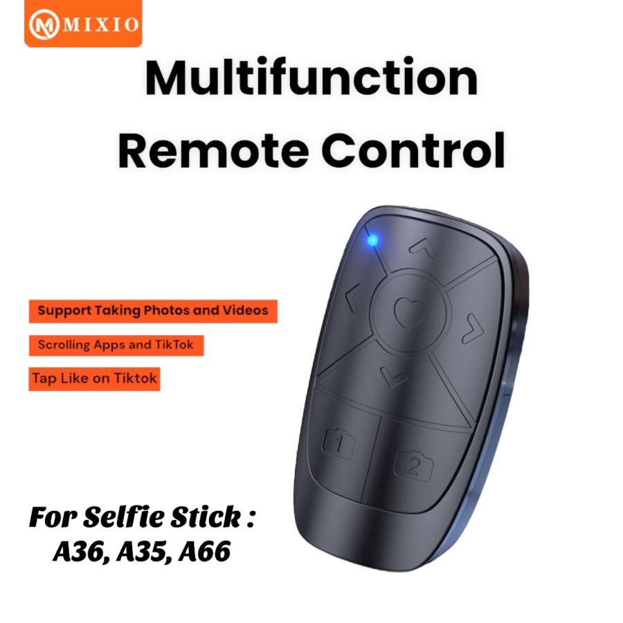 MIXIO - Multifunction Bluetooth Remote Control Selfie Wireless Shutter