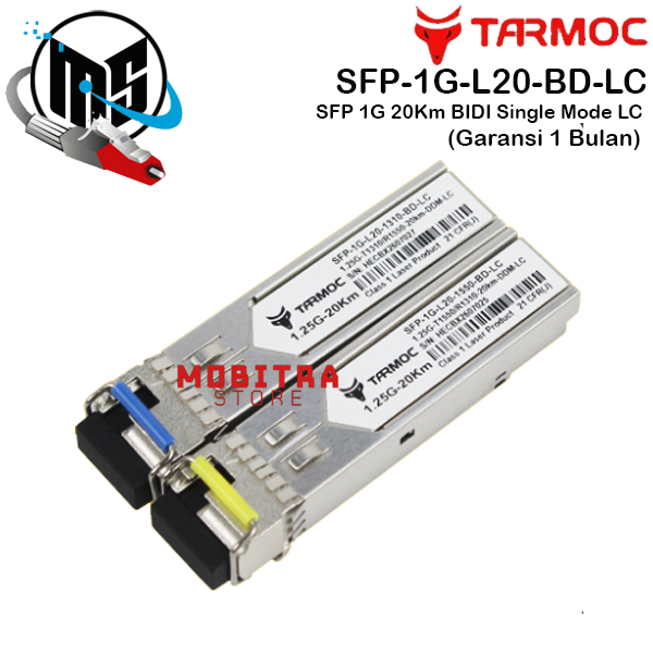 Tarmoc SFP-1G-BD-SM-20KM-LC | SFP 1G 20KM BiDi Single mode LC