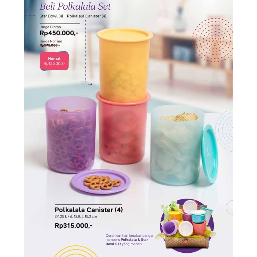 polkalala canister ecer 1pcs