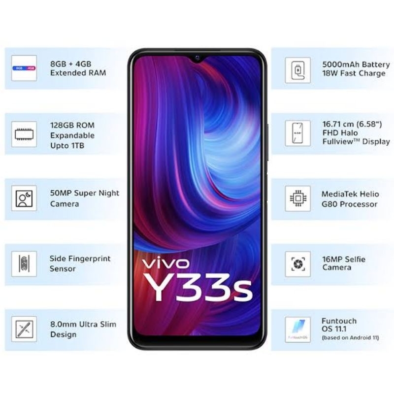 HP Vivo Y33s 8/256GB