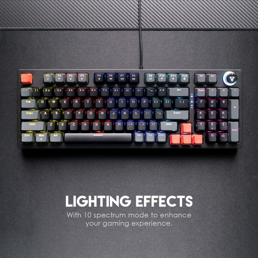 Fantech ATOM96 MK890 RGB Keyboard Gaming Mechanical Full Size