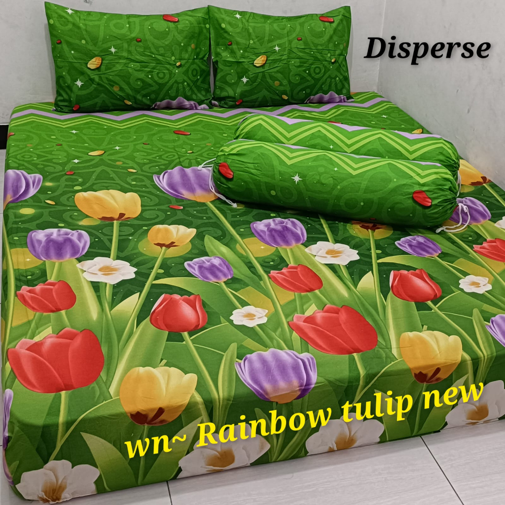 6 MOTIF TULIP waty grosir SARBAN SARGUL SERASI!!! Sprei homemade