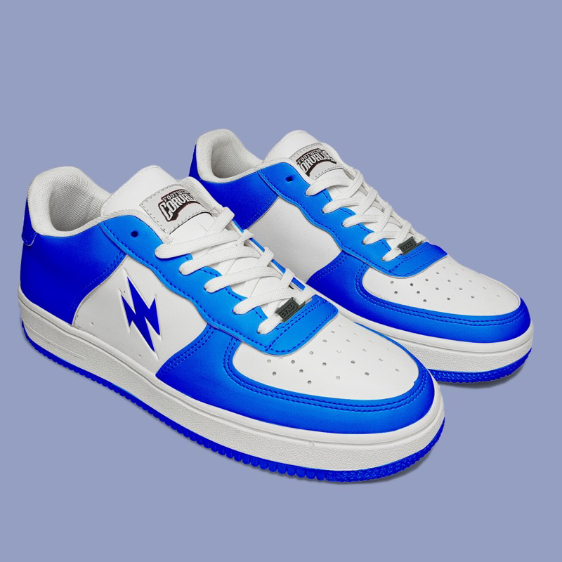 SEPATU SNEAKERS KASUAL PRIA WANITA HIRATSUKA WHITE BLUE ORIGINAL