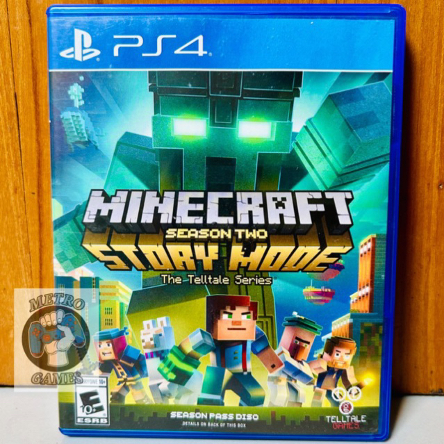 Minecraft Story Mode Season Two Ps4 Kaset Minecraft Story Mode Ps4 Playstation PS 4 5 Minecraf Mine Craf Maincraft CD BD Disc Game Games Storymode Edition Maincraf Mincraft Mincraf PS4 PS5 Mine craft main minecref maincref cref original ori asli bluray 2