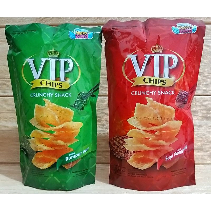 ✔MURAH VIP Chips Keripik Kentang Crunchy 30gr / Potato Chips / Keripik Kentang