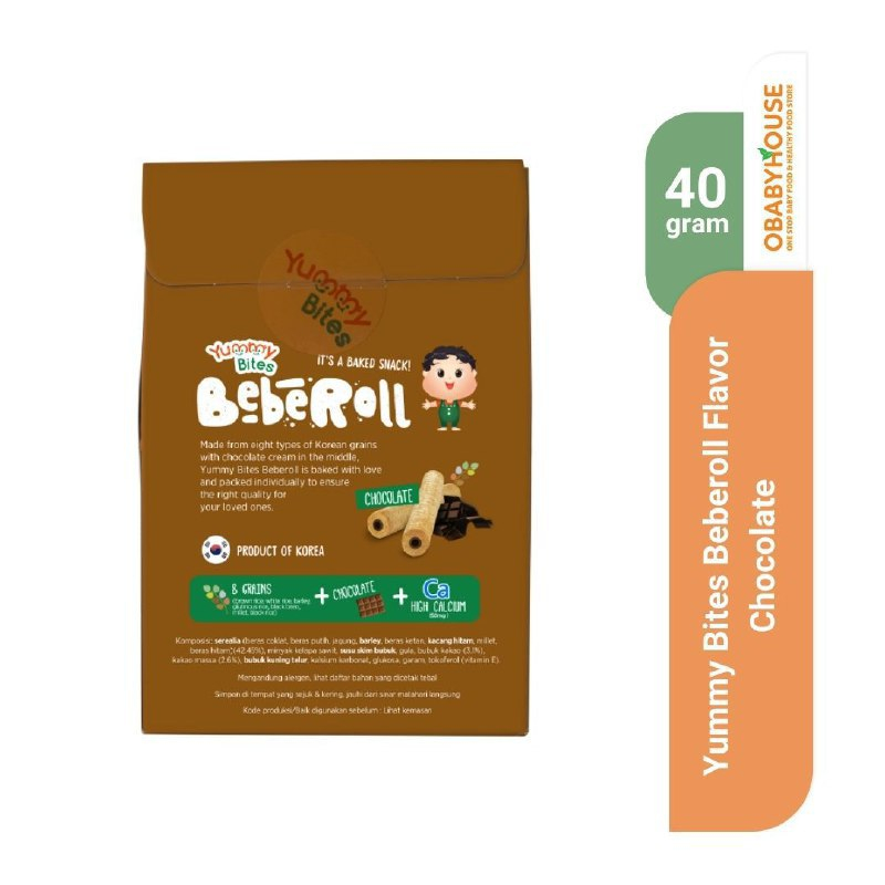 Yummy Bites Beberoll Flavor Chocolate 40 gr