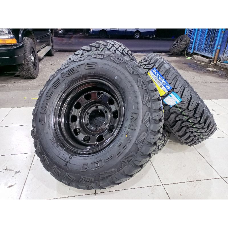 velg daytona R15 pcd 5×139 + ban 31×10,5 r15 MT