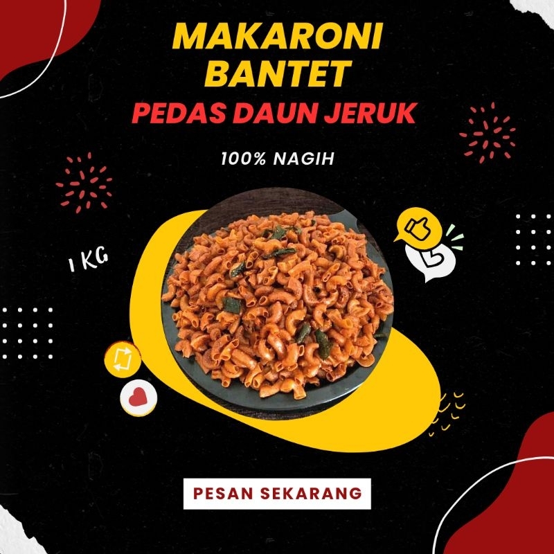 

SukaNgemil Makaroni Bantet Pedas Daun Jeruk 1 Kg