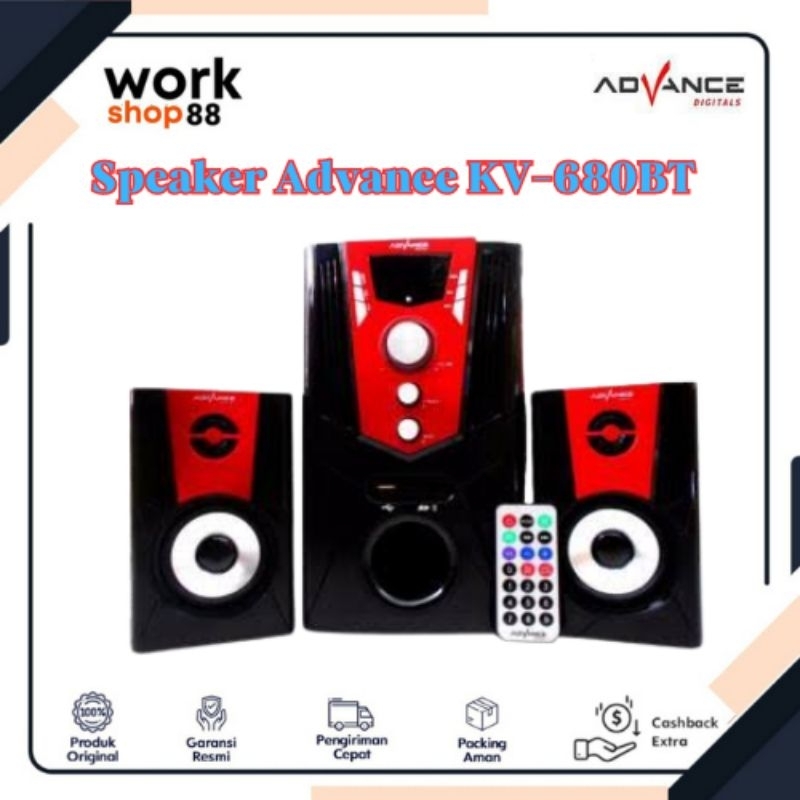 Advance M-680 BT Speaker Subwoofer multimedia M680BT Bluetooth.