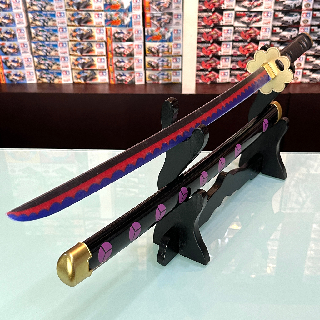 Mainan Anak Samurai Katana Plastik One Piece (Bunyi &amp; Nyala Lampu)