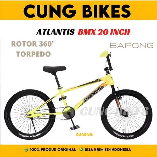 SEPEDA BMX ATLANTIS Cyclon - Barong 20 INCH torpedo