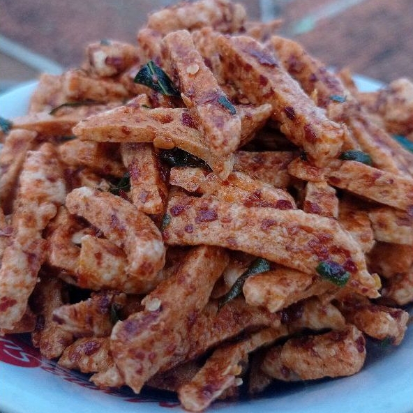 Basreng Pedas Daun Jeruk 1 kg - Baso Goreng