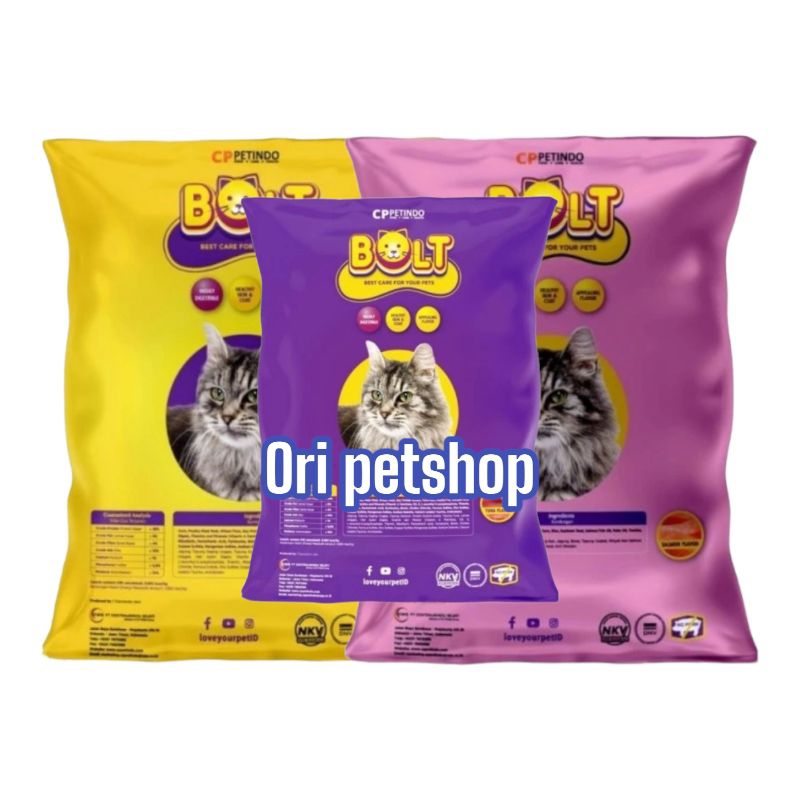 Bolt Cat Food 800gr Makanan Kucing Dewasa