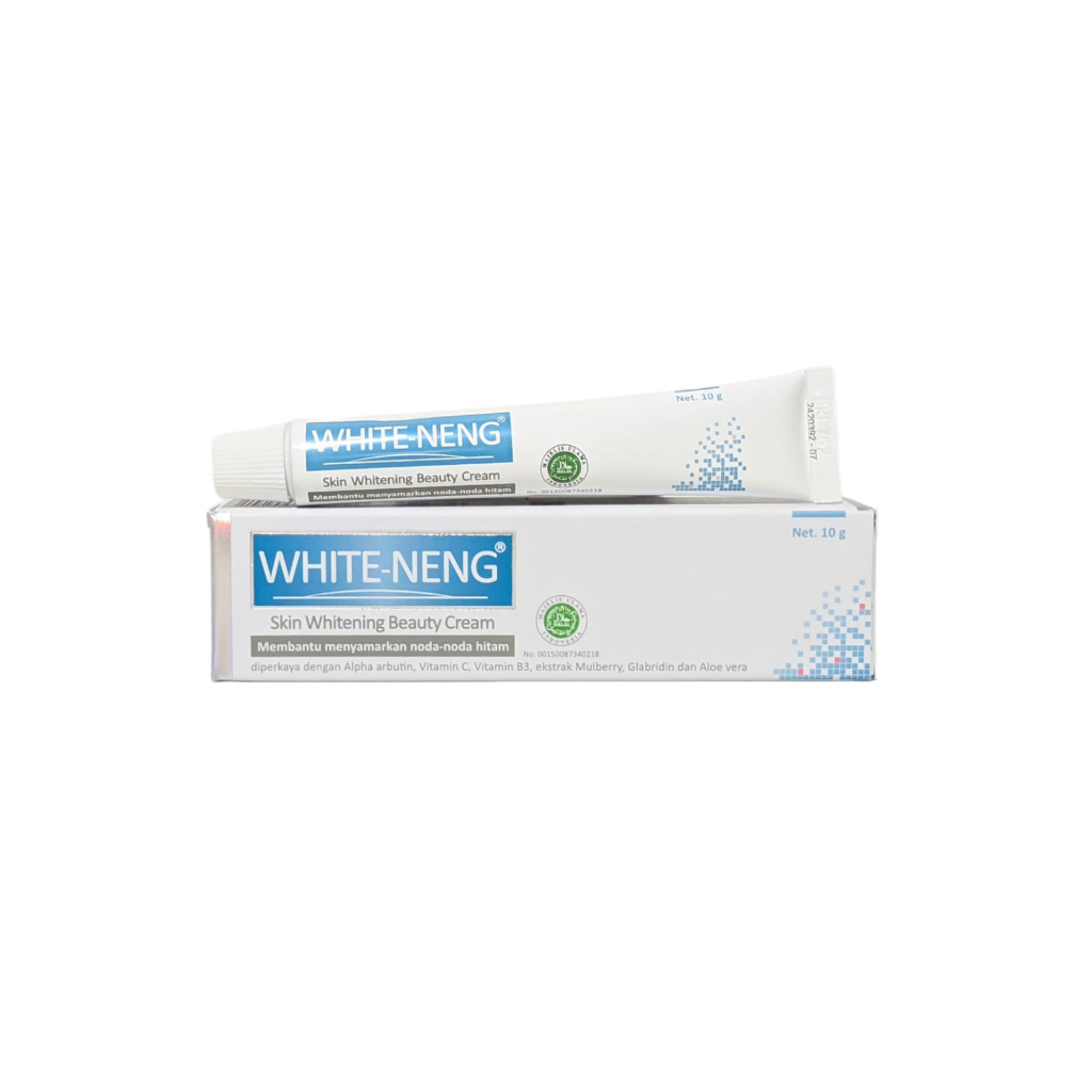 WHITE-NENG Skin Whitening Cream 10g Krim Penghilang Flex dan Noda Hitam Whiteneng Beauty Cream Brightening Apricot Facial Scrub White Neng