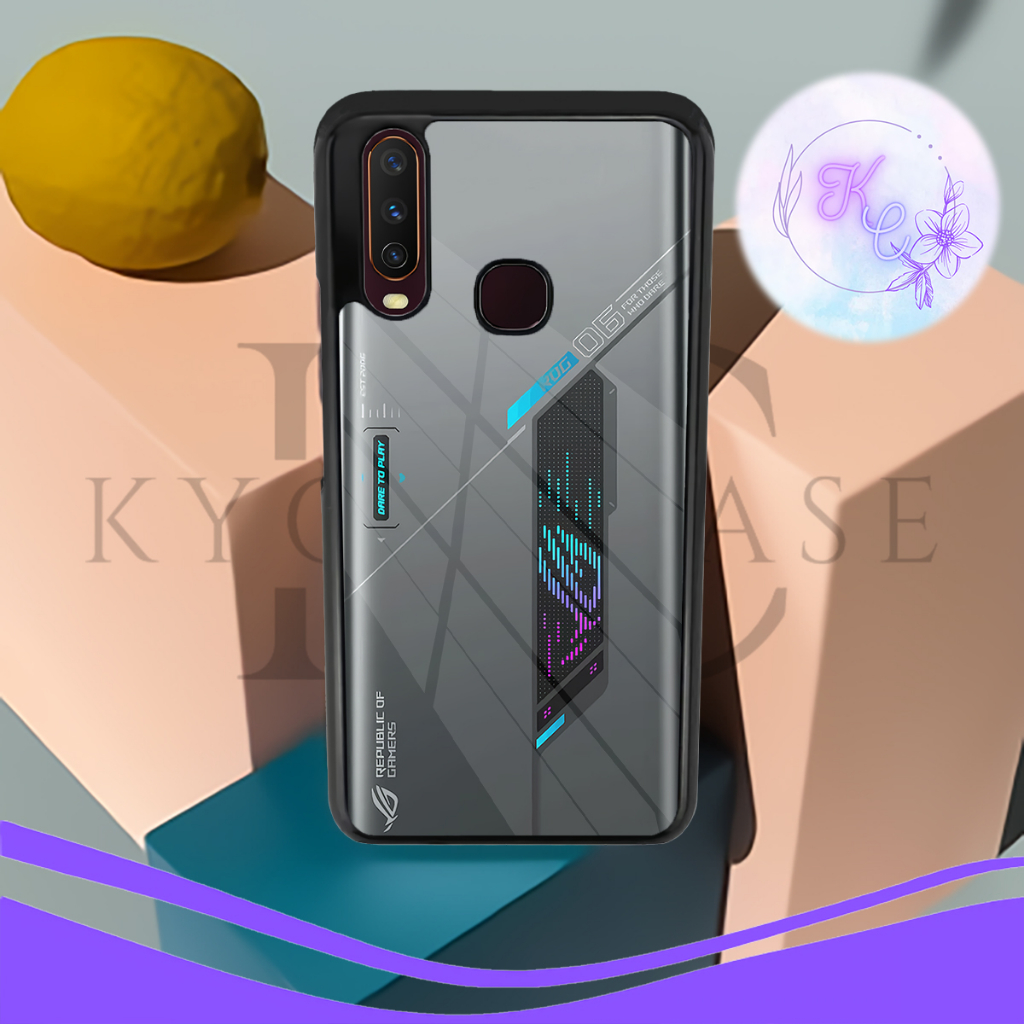 |GG03| KYON CASE VIVO Y12 Y15 Y17 GLOSSY KILAU EFEK KACA | BAHAN CASING SOFTCASE & HARDCASE |  KESIN