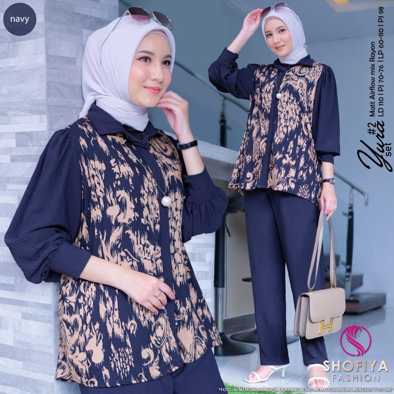 [READY] YURA SET BY SHOFIYA SETELAN BUSUI TERBARU
