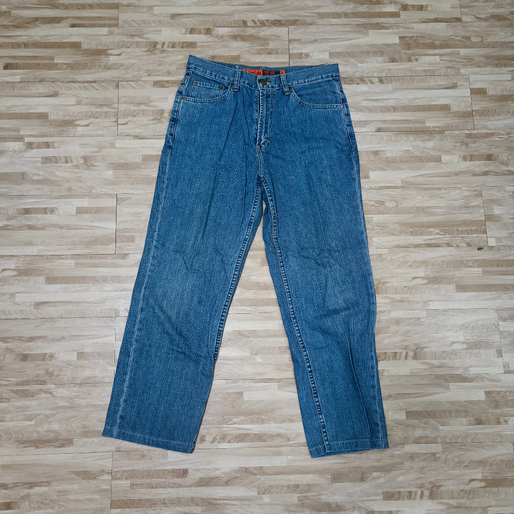 Celana Lea Jeans 606 Vintage Orange Tab Label Original Bekas 32