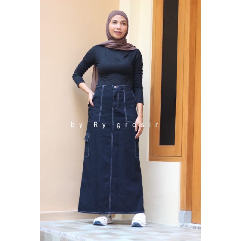 Rok Span Jeans Wash