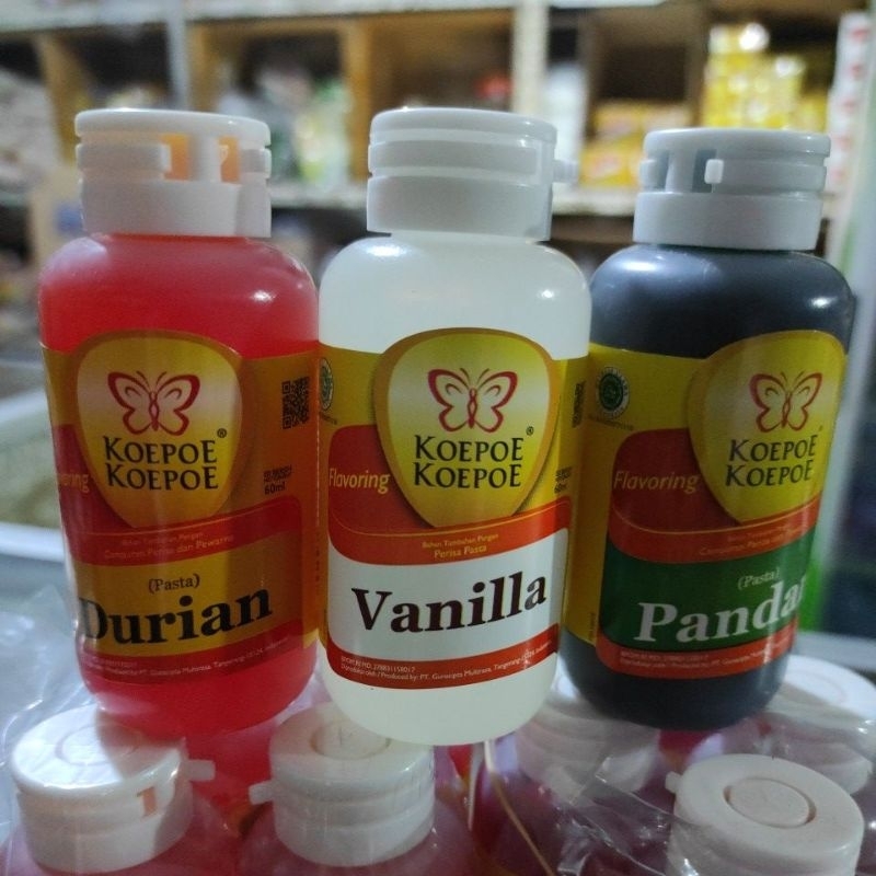 

Pasta Koepoe Koepoe Vanila / Pandan / Nangka/ Durian 60 ml