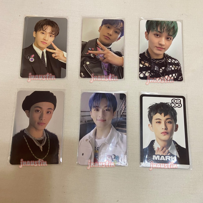 [BACA DESKRIPSI] PHOTOCARD NCT pc mark favorite classic ver, mark crazy hot sauce, mark luggage eart