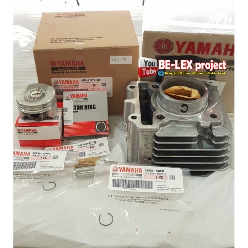 Piston dan Boring ORIGINAL YAMAHA MIO J,MIO GT,SOUL GT 115,X RIDE 115