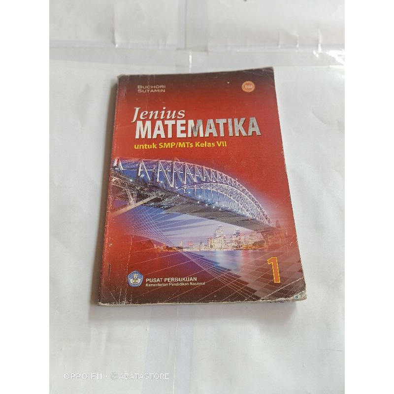 BUKU JENIUS MATEMATIKA SMP MTS KLS VII BUCHORI SUTAMIN