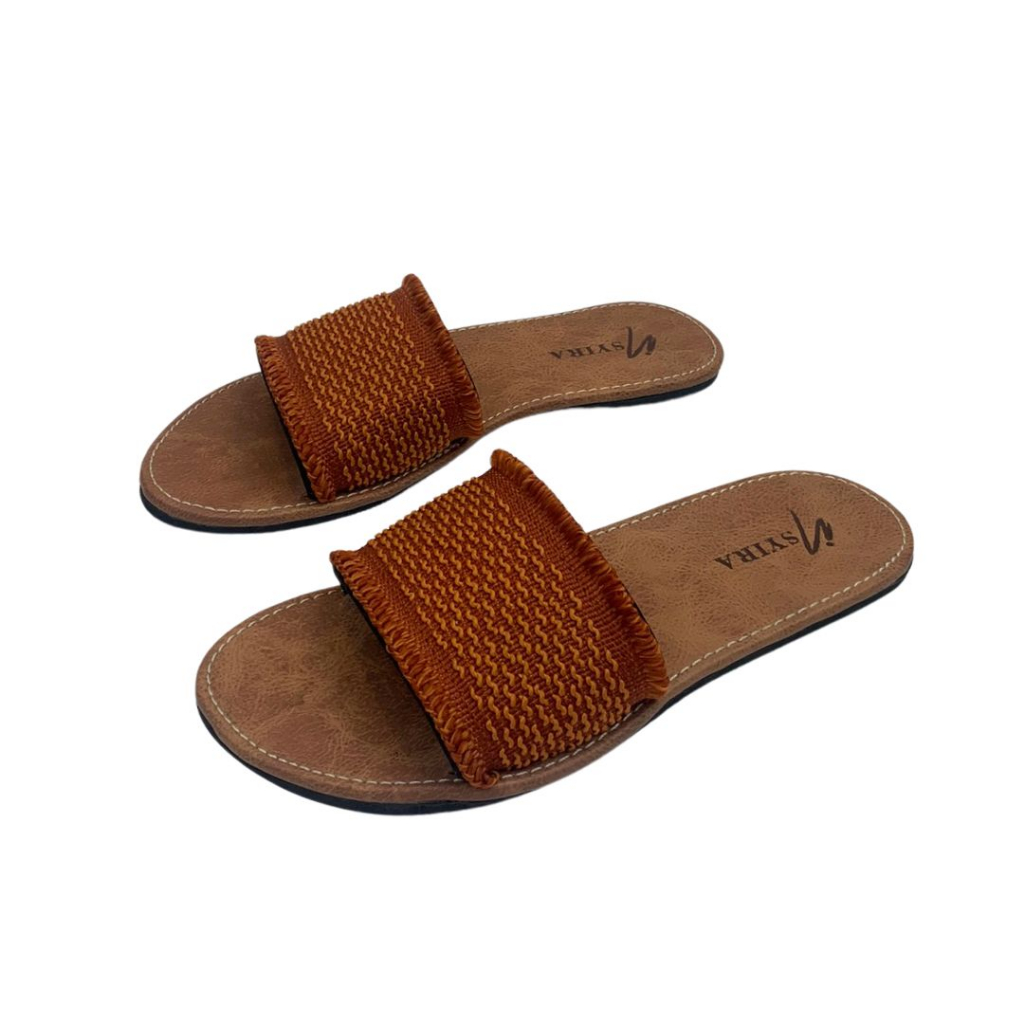 Insyira - Sandal Wanita Turki Nawalia Alas Krem / Sandal Wanita Slop Non Slip