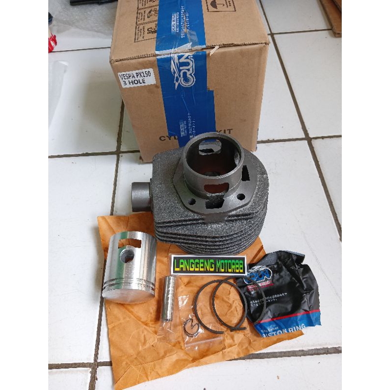 BLOK SEHER 1 SET LENGKAP VESPA PX150 3 HOLE