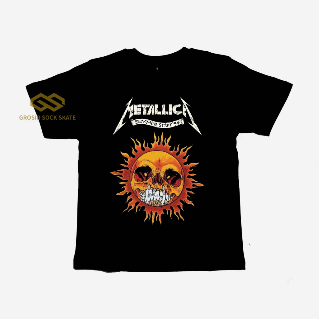 KAOS BAND ANAK/ KAOS MUSIK METALLICA 3 USIA 1-12 TAHUN