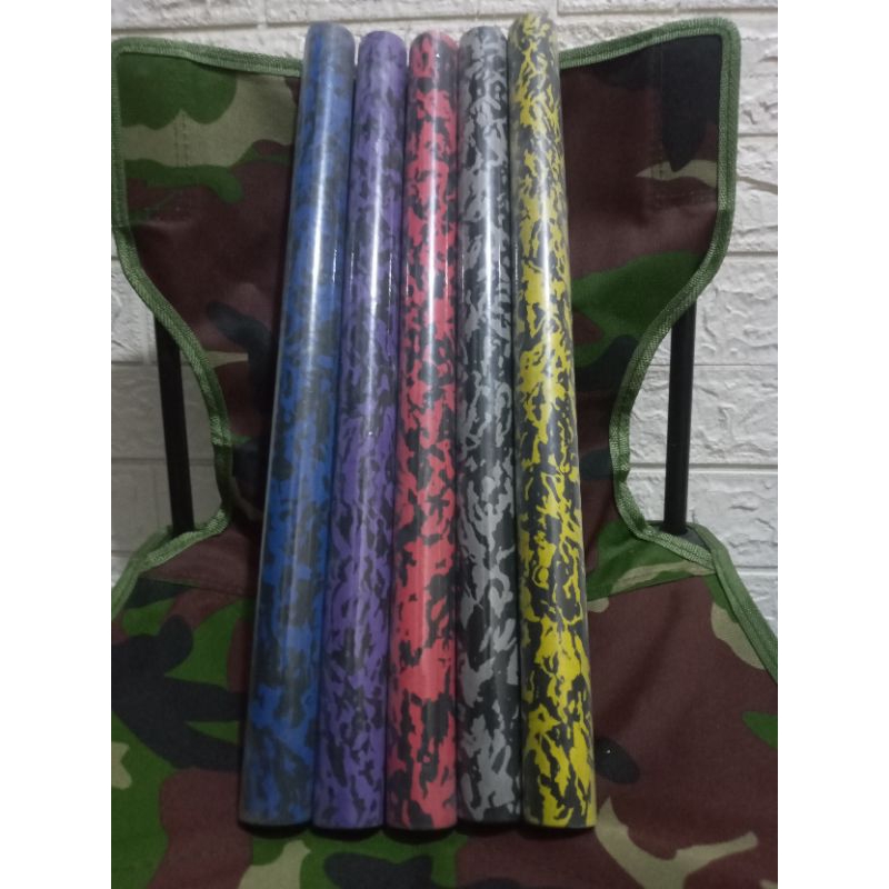 Busa EVA doreng bahan keras Motif loreng 40cm untuk gagang joran pancing costum rod