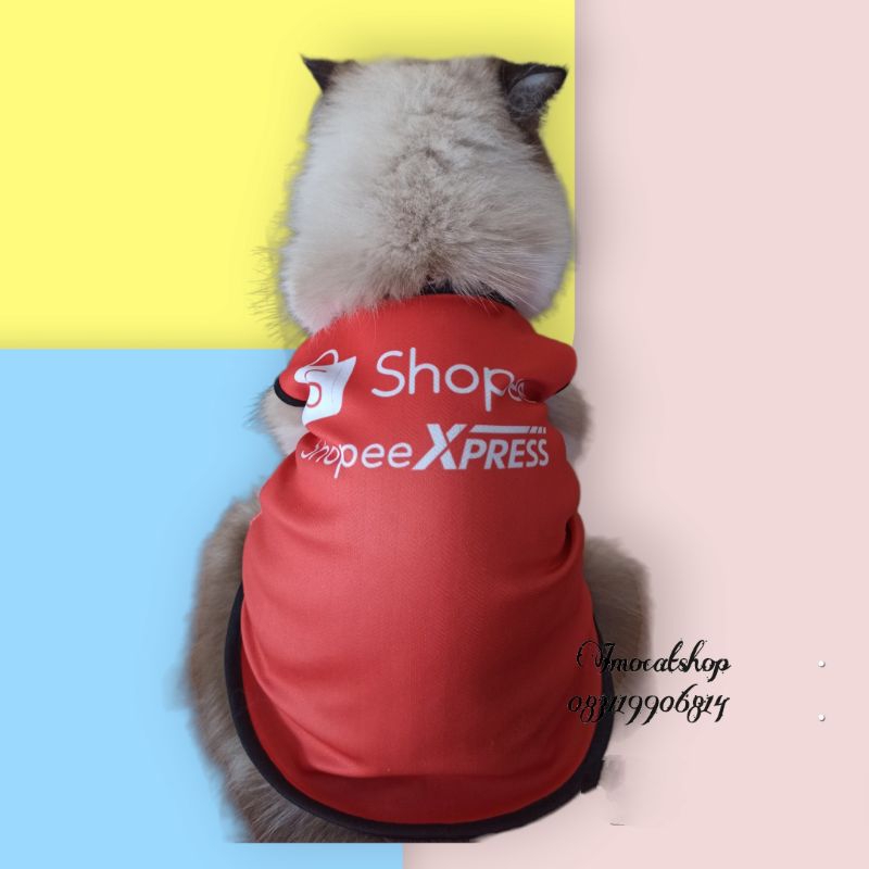 Baju kucing anjing kaos pet motif expedisi