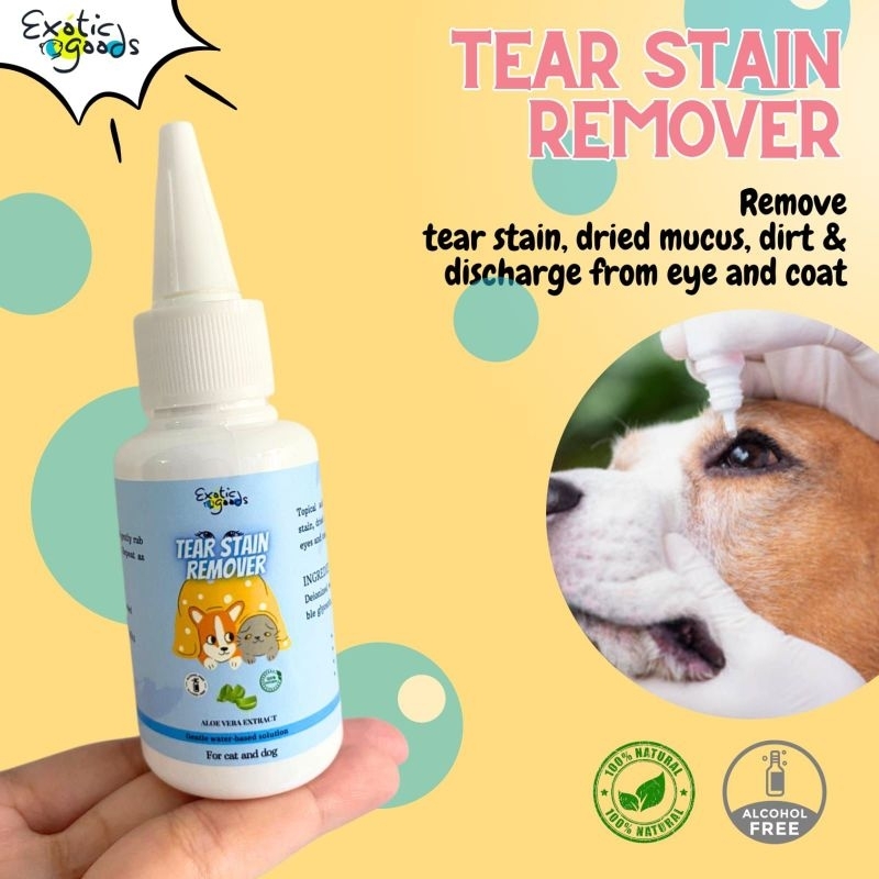 TEAR STAIN REMOVER 60ml PEMBERSIH KOTORAN MATA KUCING PEMBERSIH KOTORAN MATA  ANJING PEMBERSIH BELEK KUCING PEMBERSIH BELEK ANJING EYE CLEANER PEMBERSIH MATA KUCING PEMBERSIH MATA ANJING PEMBERSIH MATA HEWAN MEMBERSIHKAN KERAK MATA KUCING