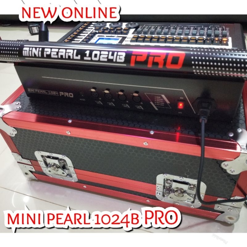 MIXER MINI PEARL 1024B PRO FREE HARDCASE, USB ,LAMPU