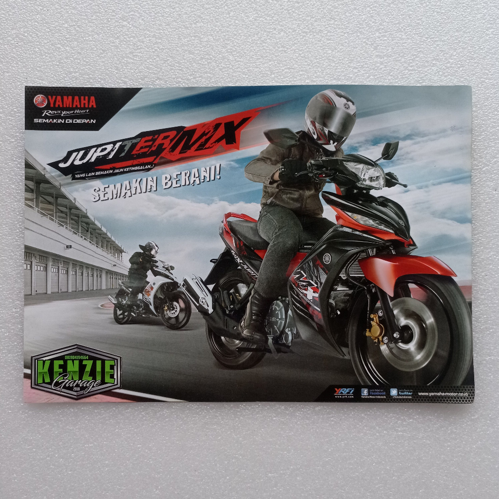 Poster Brosur Iklan Lawas Yamaha Jupiter MX New 135 LC135 Exciter 135 Spark 135