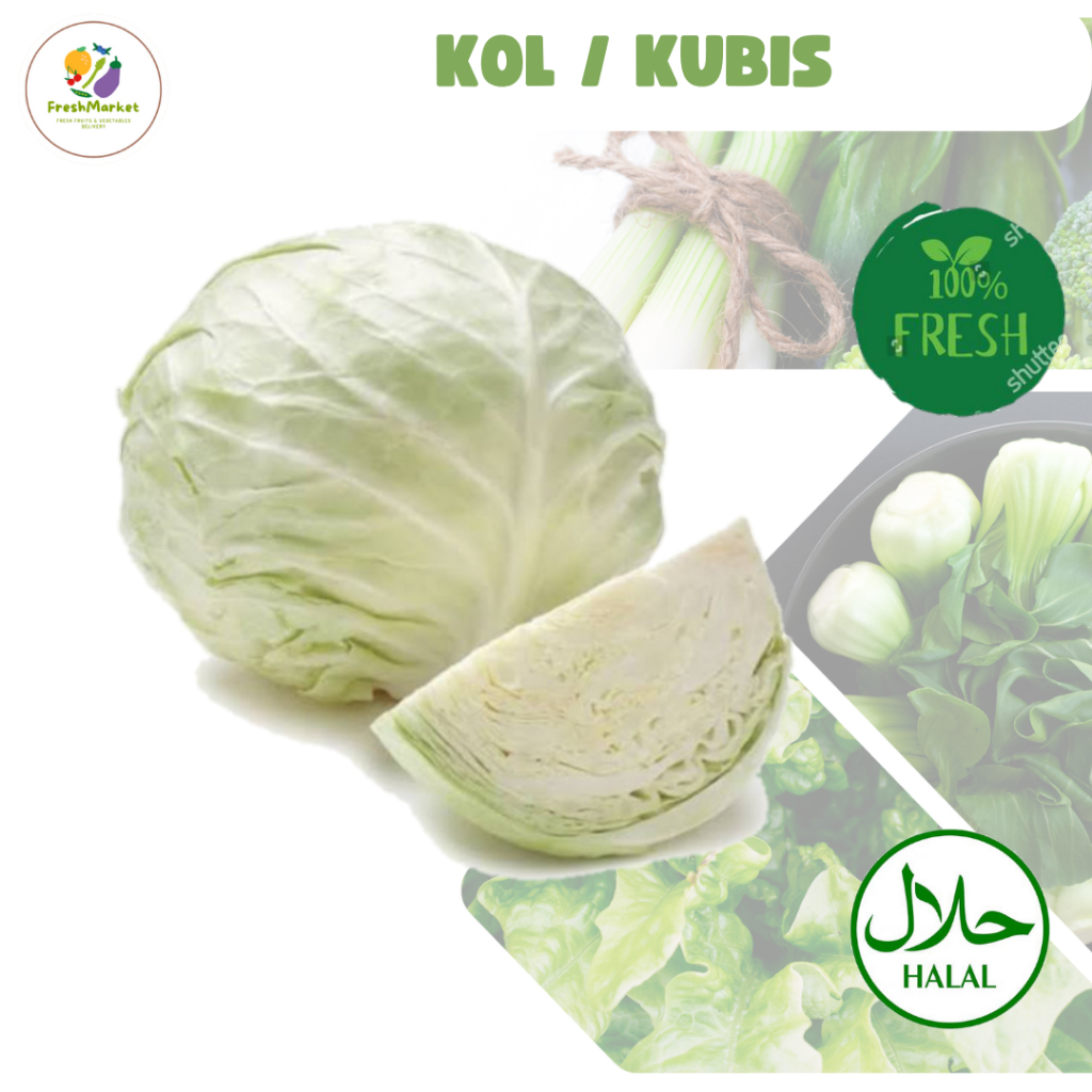 

Kol Segar Sayur Sayuran 500 Gram Freshmarketlampung