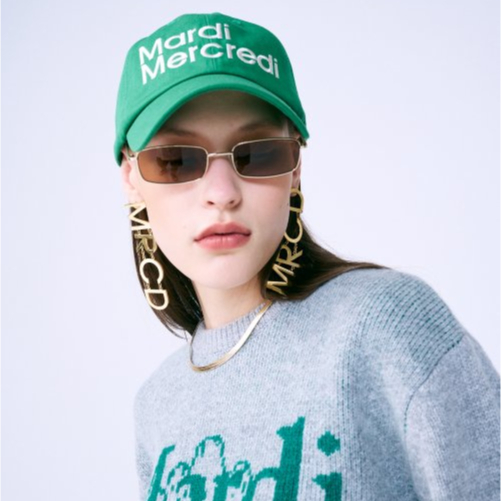 MARDI MERCREDI Cap Mardi Nouveau ORIGINAL KOREA Topi Mardi